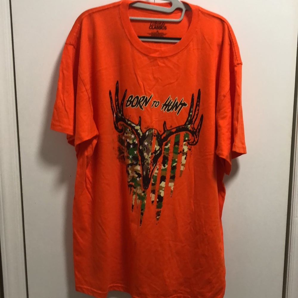 Born to Hunt Blaze Orange Tshirt - Picture 3 of 5
